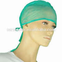 disposable green color medical hat for doctors