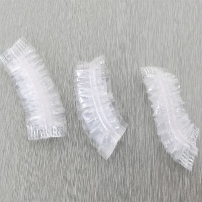 transparent plastic ear cover PE ear cap for shower beauty salon