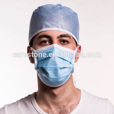 spunbond polypropylene scrubs surgeon hat with elastic