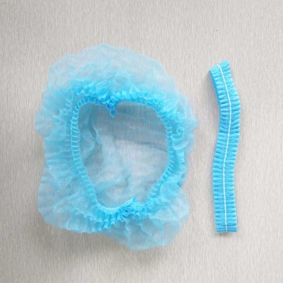 Surgical disposable non woven head cover mob cap