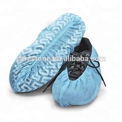 High quality non woven blue color Non-slip shoe cover