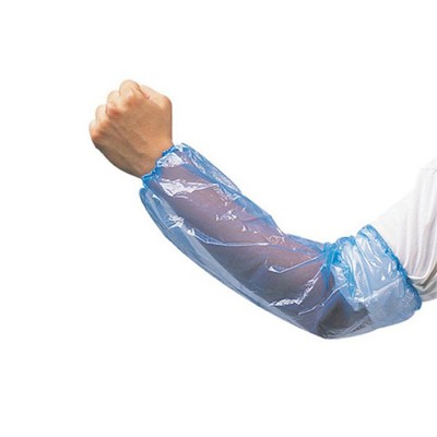 disposable blue over sleeve waterproof PE sleeve cover for hand protection